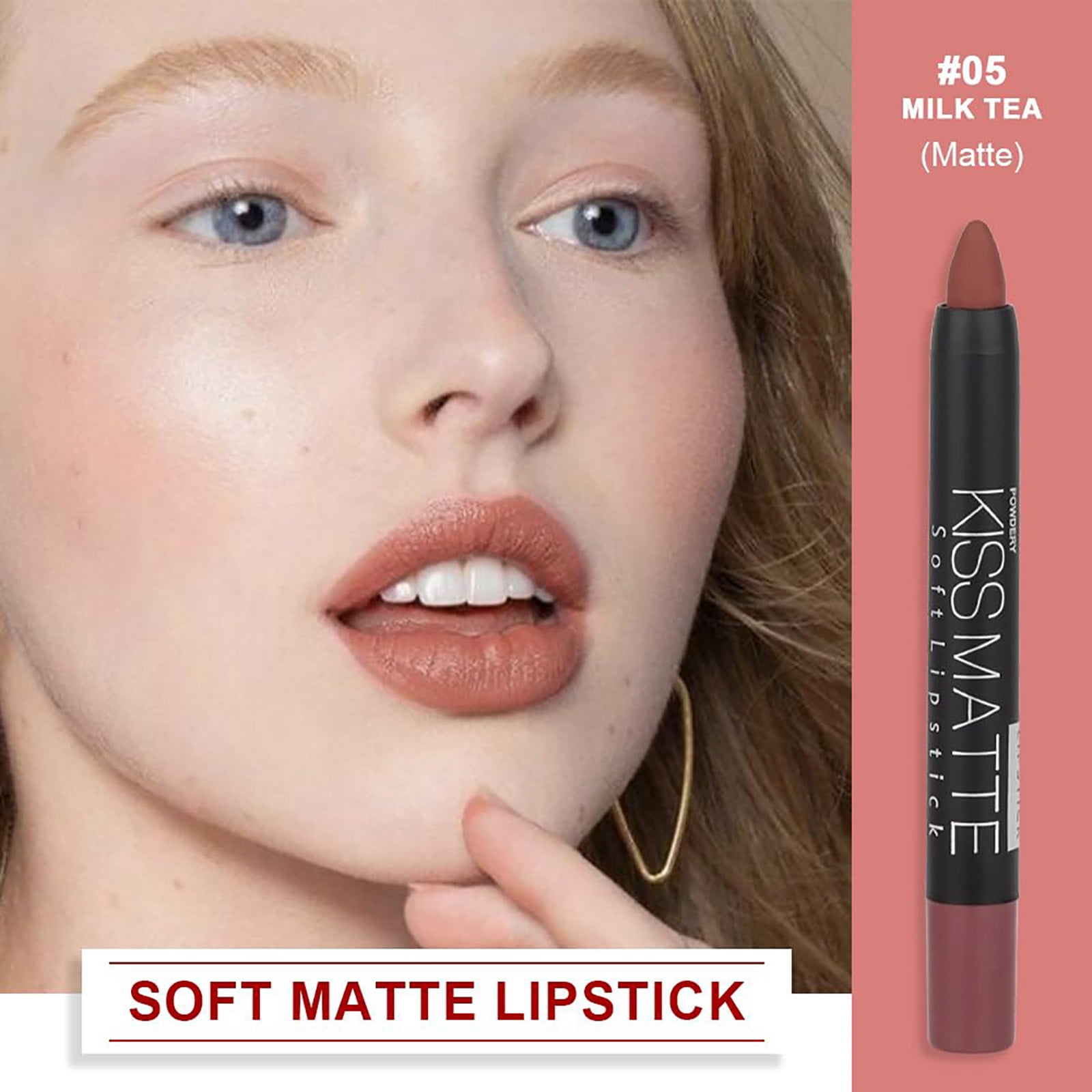 New 2024 Lipstick Color Rotatable Lipstick Pen Color Display Lip Color