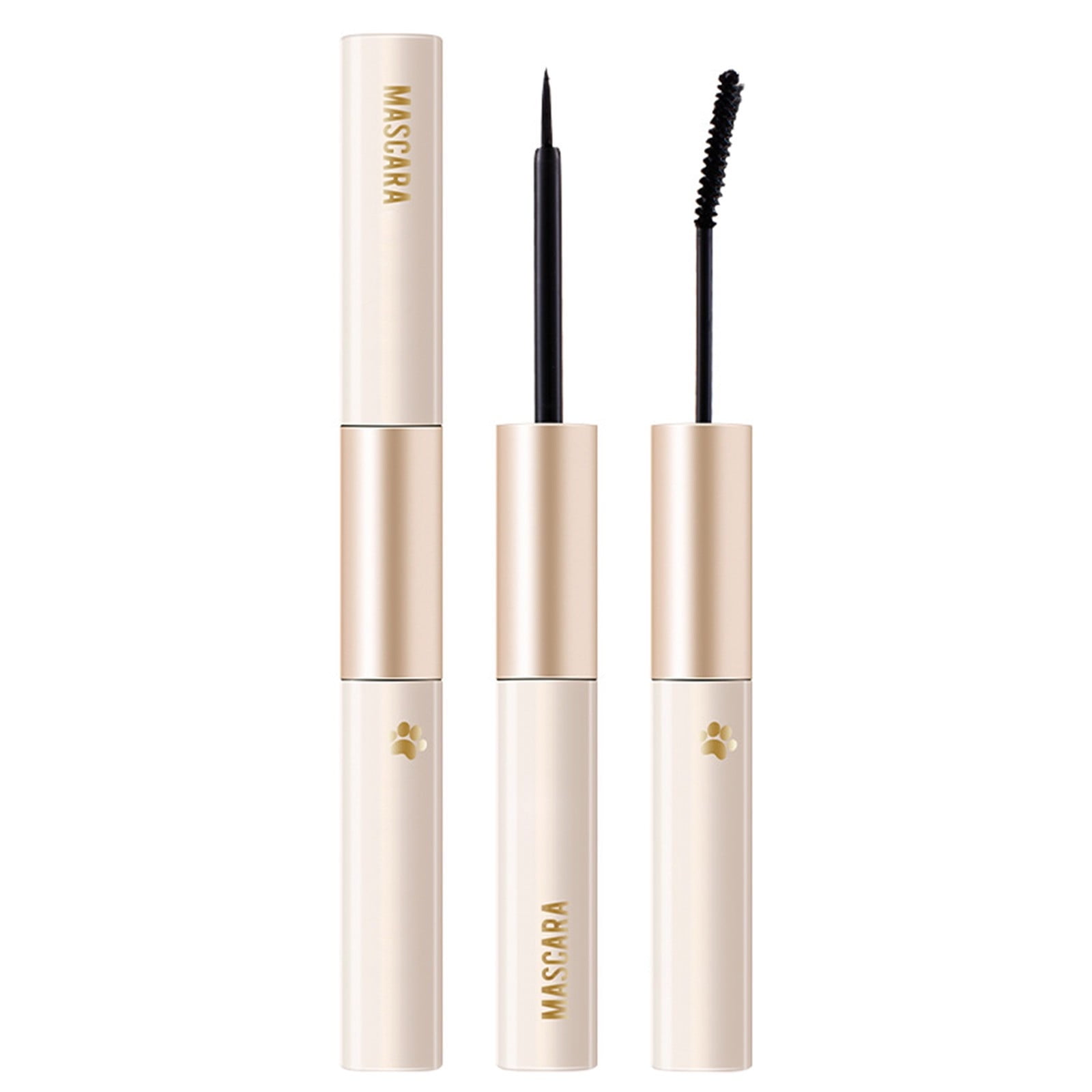 New 2024 Mascara Eyeliner Liquid Dual Use Combination Waterproof Easy