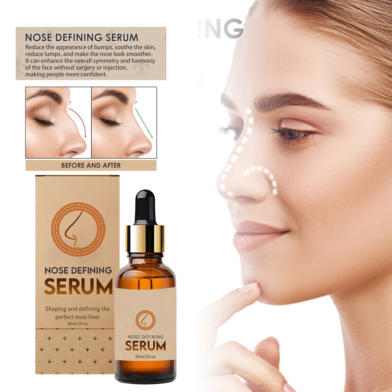 New 2024 Nose Shaping Nose & Massage Nasal Wing Firming High Bridge
