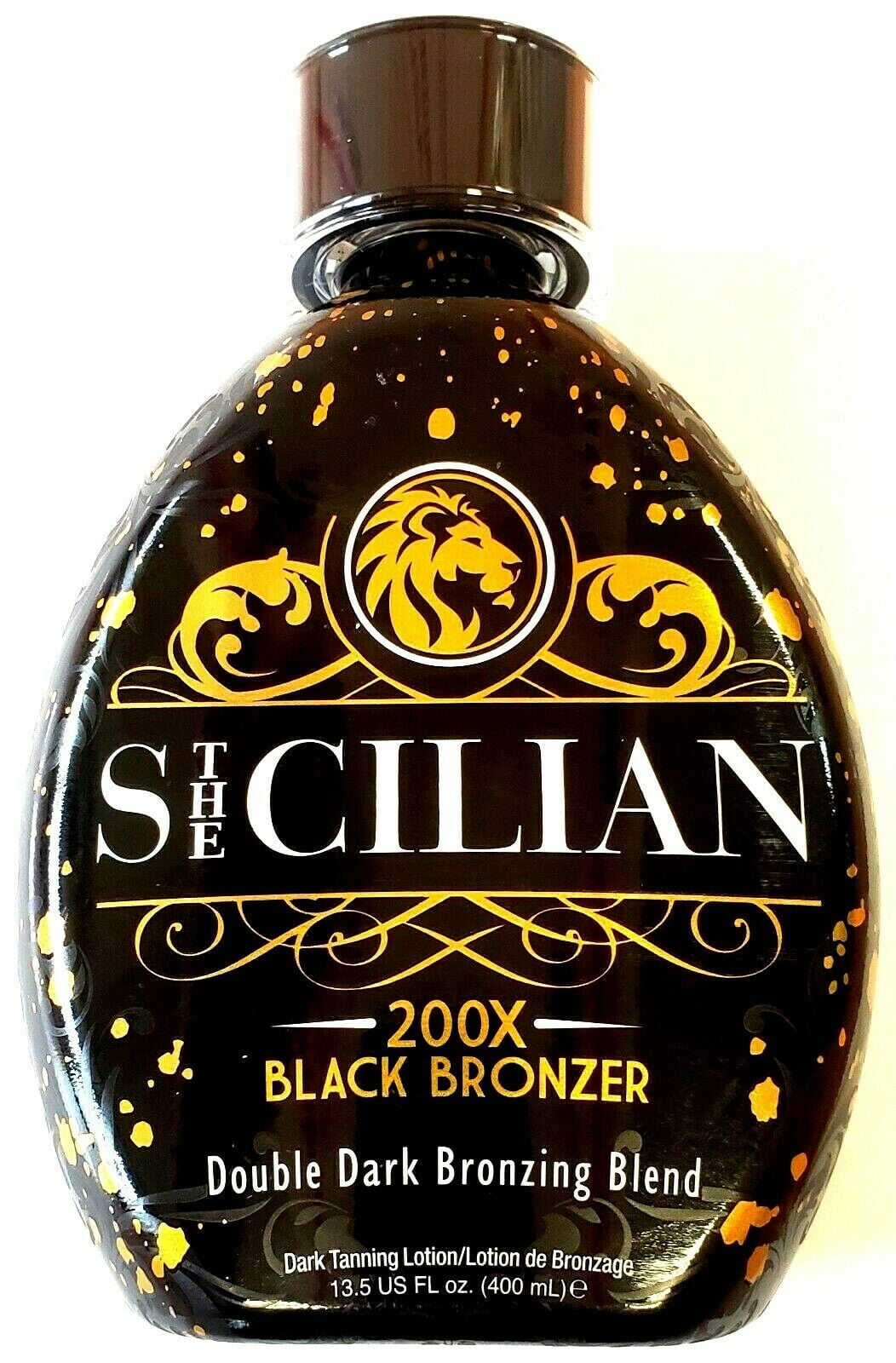 New 2024 The Sicilian 200x Double Dark Black Bronzing Self Tanner Tanning Lotion