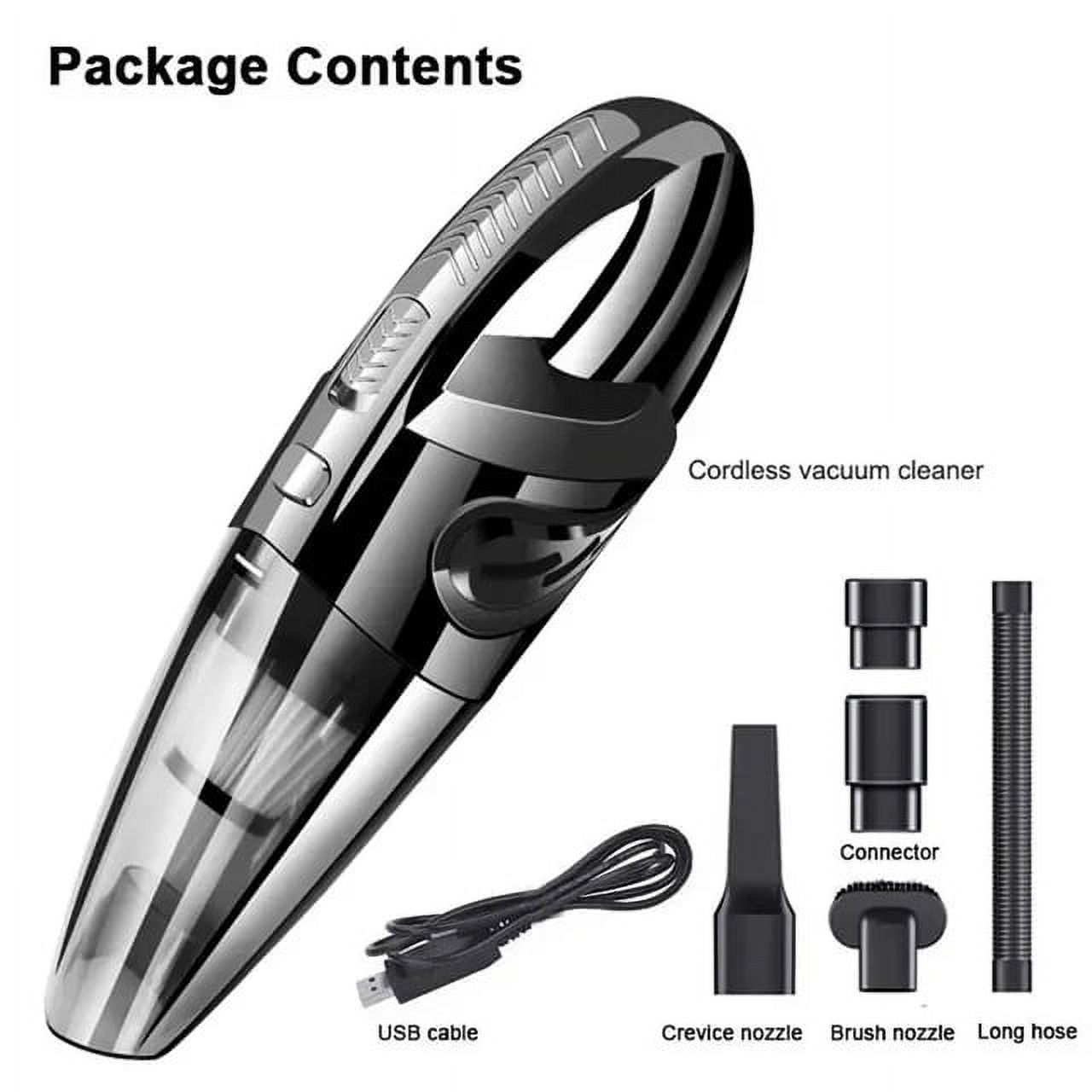 New 2024 Vacuum Car Vacuum Cleaner Cordless Mini Portable Pet Hair