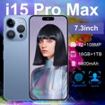New 2024 mobile phone I15 PRO MAX Android 8.1 cheap hot selling allinone machine 2G+16G smart