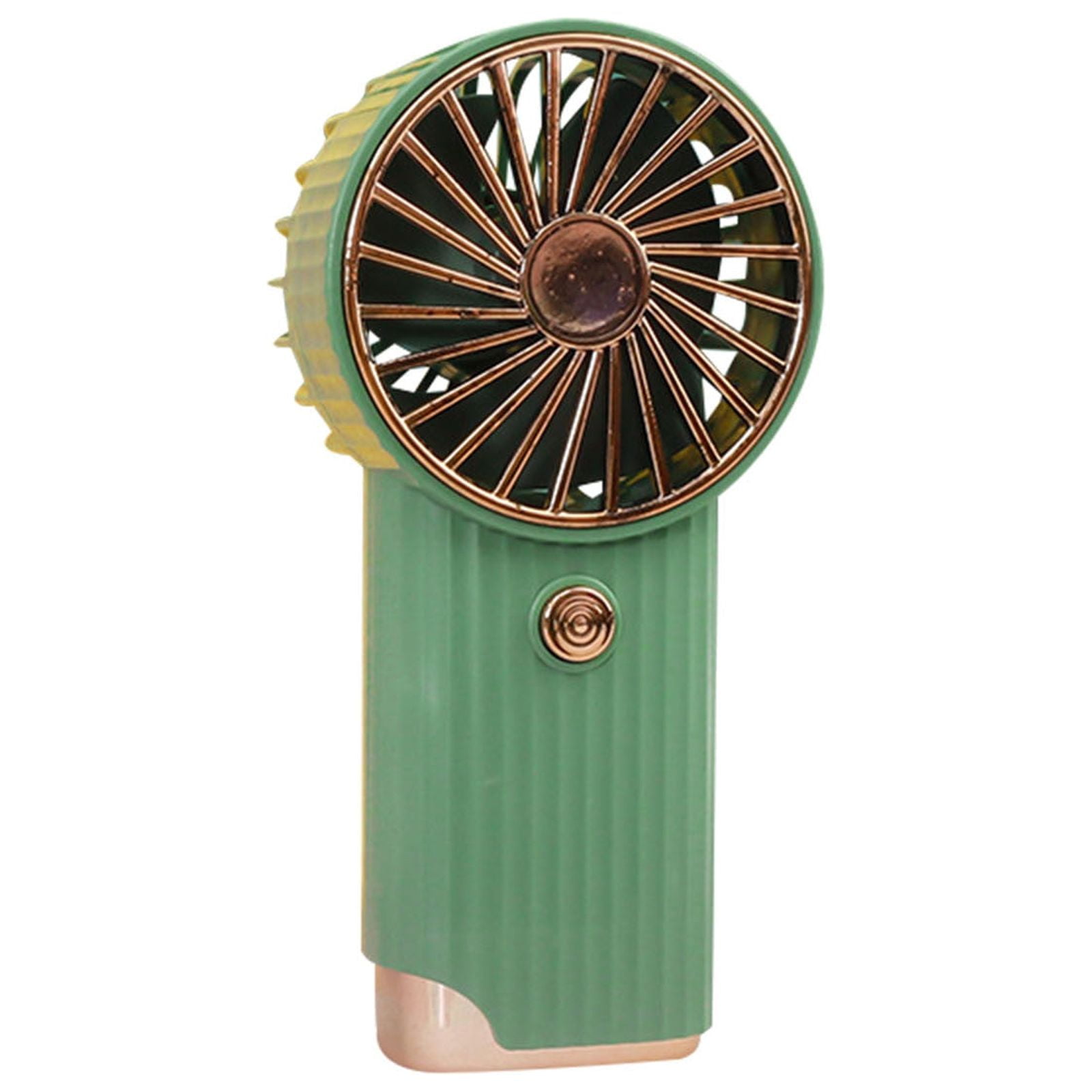 New 2025 Fans Clearance Electroplating Grille Fan Mini Rechargeable