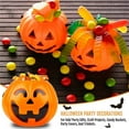thumbnail image 1 of Halloween Pumpkin Buckets, 6.7 Inch Portable Plastic Pumpkin Candy Pail Holder, Candy Buckets for Kids Trick or Treat Supplies Candy, 1 of 7