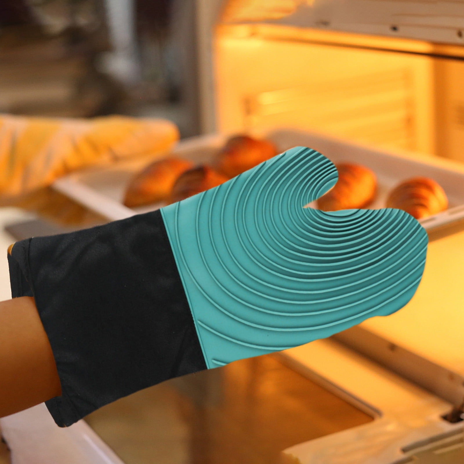 New for 2025 Kitchen Utensils,Clearance,Kitchen Oven Gloves Silica Gel