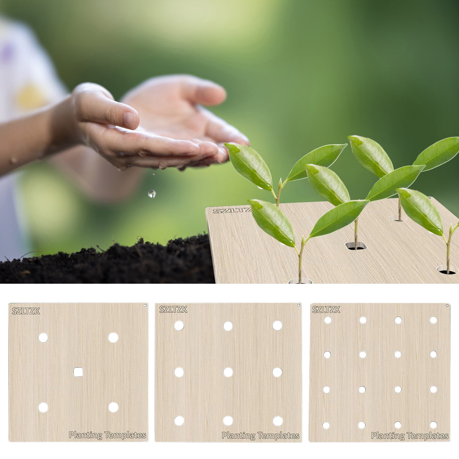 New 2025 Plant label Clearance Planting Ruler Wooden Sowing Plant Seed
