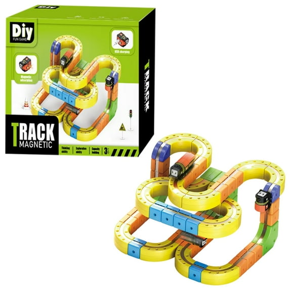 New 2026 Clickrail Set Flexible Race Track with Tracks Building with ...