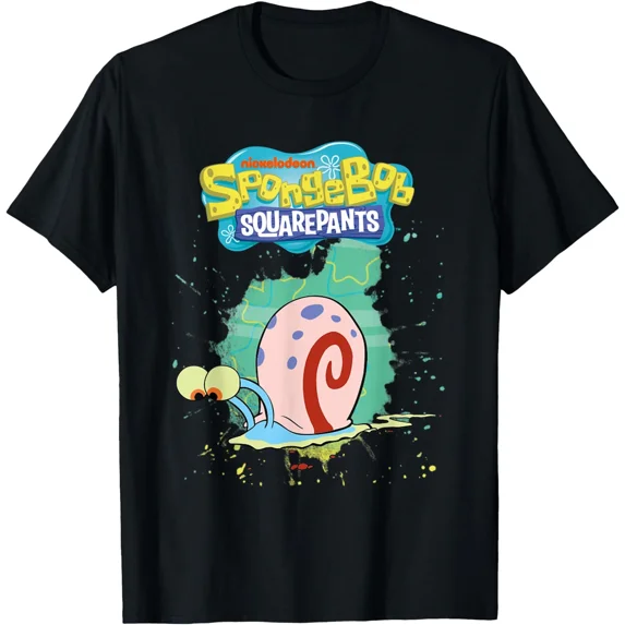 New 2026! Gary the Snail on Splash T-Shirt Gift For Friends Full Size S-4XL