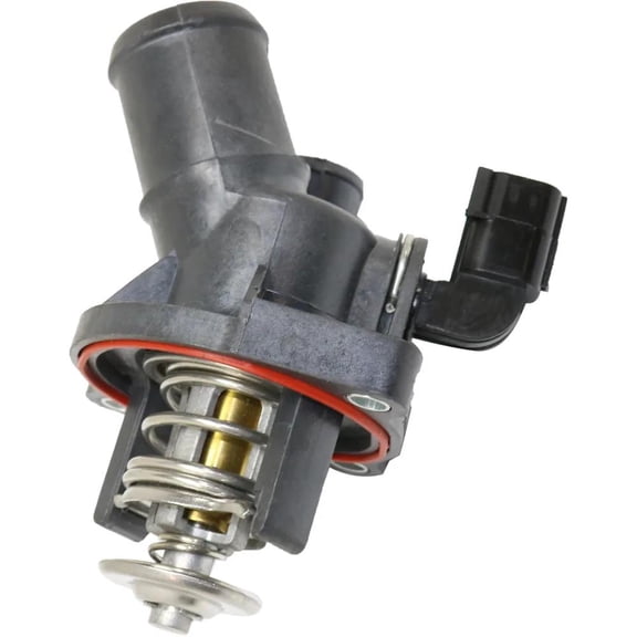 New 208°F Thermostat Housing Compatible With Ford Mazda B2300 SE 4 Cyl 2.3L Focus ZX4 4 Cyl 2.0L Focus SES 4 Cyl 2.0L B2300 Base 4 Cyl 2.3L 2001-2011 By 1S7Z8575AG