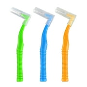 New 20Pcs TEPE Angle Interdental Brushes High-quality Plastics Safety Long-term Use Between TeethBraces Tooth Brush Cleaner