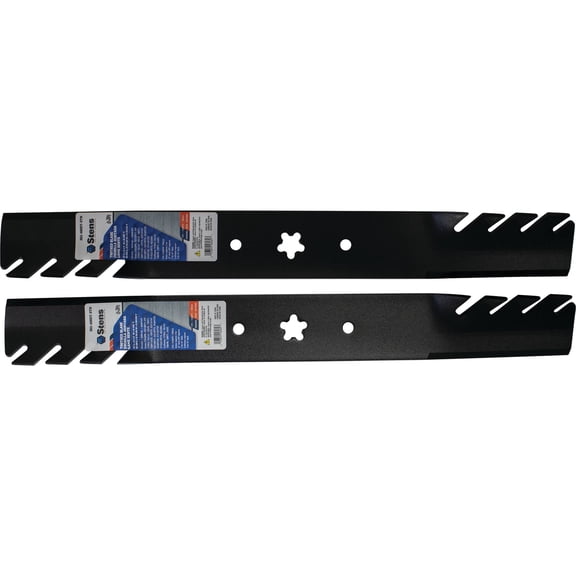 Mower Blade Compatible with Craftsman LT1000 LT2000 T110 YT3000 DYT4000 Husqvarna YTH2042 YTH1542 Poulan Pro PP19A42 Toothed 21 In 5 Pt Star 0.150 In 42 In Deck Replaces 138971 134149