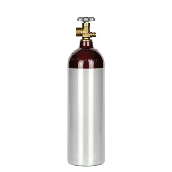 New 22 Cu ft. Aluminum Helium Gas Cylinder Tank CGA580 Valve Party Balloons Industrial - Ships Empty