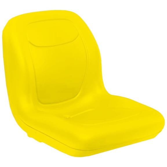 Yellow High Back Seat Compatible with John Deere Gator TX XUV HPX TE TH TS AM133476 VG11696 AM121752 AM129968 18-3/4 Inch Wide x 22 Inch Deep Waterproof Vinyl Central Drain Seat Kit