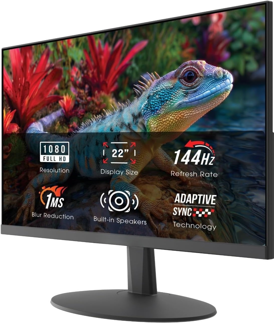 New 22-inch Prime Monitor up to 144Hz HDMI DisplayPort Build-in ...