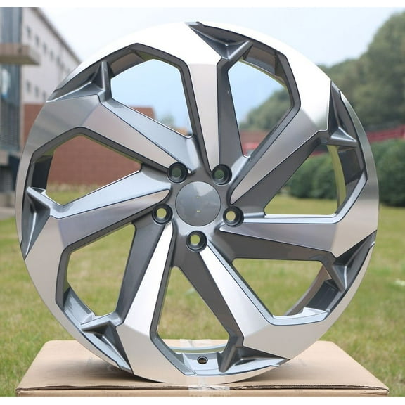 New 22" x 8" Gunmetal Machined Face Alloy Wheels fits Honda Accord Lx 5 x 100 ET 40 Set of 4