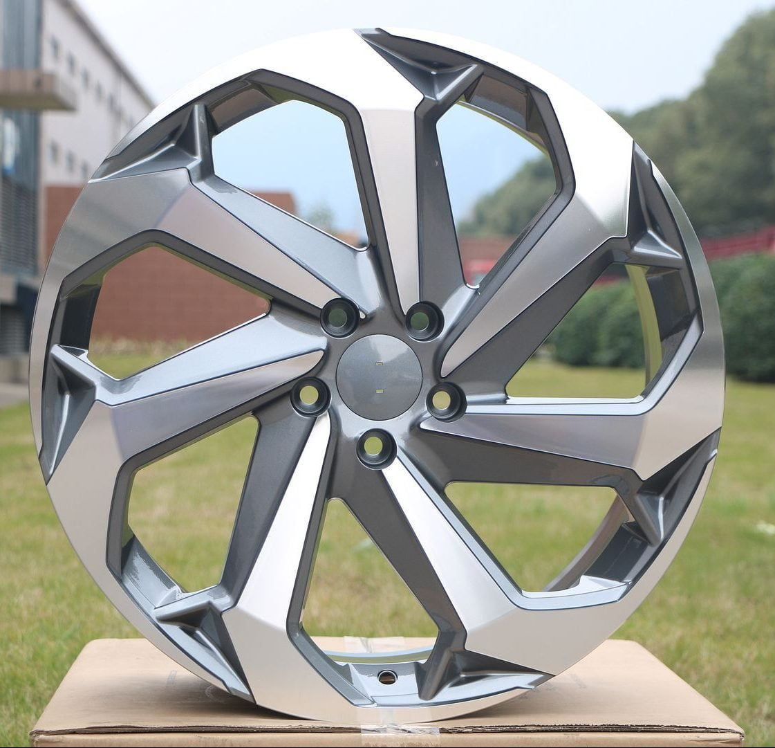 New 22" x 8" Replacement Gunmetal Alloy Wheels fits Honda 5x120 ET40 (Set of 4)