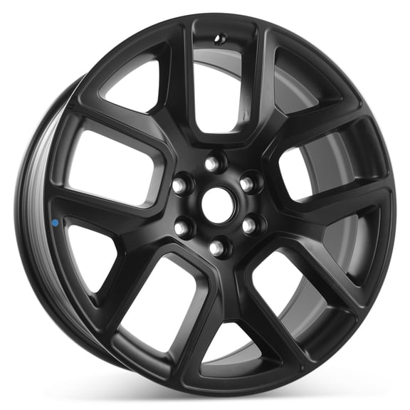 New 22" x 9" Replacement Wheel for Ram 1500 2019-2025 Black Rim 2684
