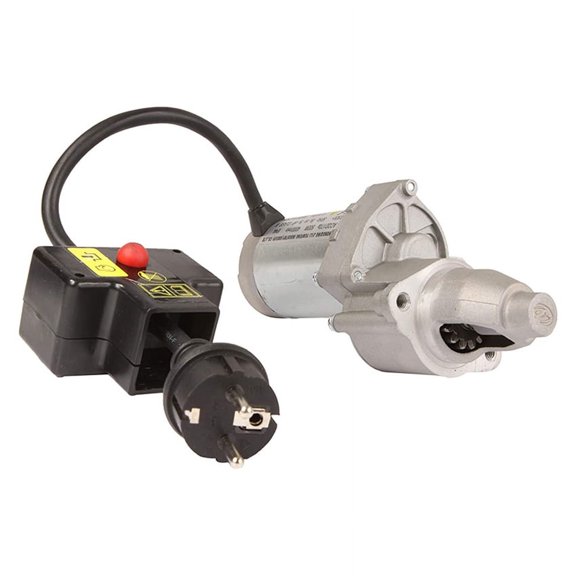 OEM Grade 230V AC Electric Starter Motor Compatible with Snow Blower Engines 14 Teeth CCW PMDD European Plug Replaces ACQD170A JQ170-2