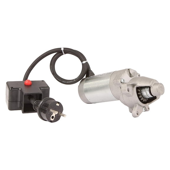 OEM Grade 230V AC Electric Starter Motor Compatible with Toro Snow Blower LCT Engine 17 Teeth CCW PMDD European Plug Replaces ACQD170D