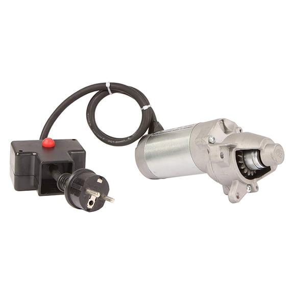 220V Electric Starter Motor Compatible with Toro Snow Blower LCT Engine PMDD 17 Teeth CCW European 230V AC Plug Replaces ACQD170D