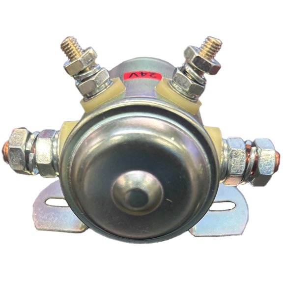 New Cole Hersee Continuous Duty Solenoid Compatible with Heavy-Duty Truck Bus Marine John Deere Yale Forklift 24V 85A Continuous 4-Stud SPST PVC 24063-08 24063-08BX 15-141 2406308 Steel