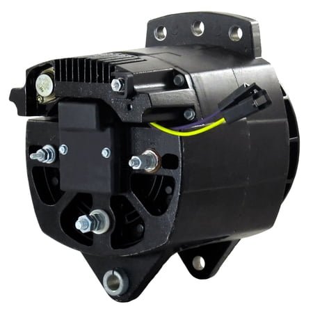24 Volt 150A Alternator Compatible with Prestolite 110-575 Motorola 8SC3017VA 10-575 Thermo King 4125D55G01 44-6918 Batteryless Bus AC 24V System CW J-180 Marine 8SC Series Leece Neville Motor