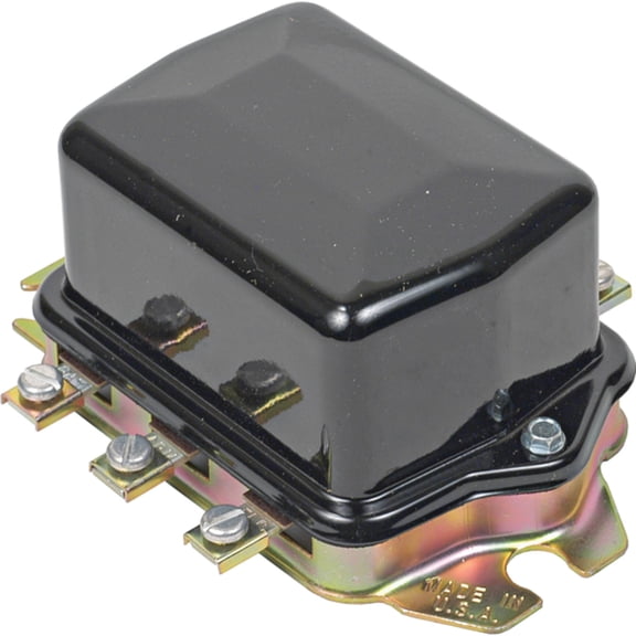 Mechanical Voltage Regulator Compatible with John Deere Delco Generator 24V A Circuit Adjustable Negative or Positive Polarity 4 Terminal 8 to 12 Amp Tolerance Ring Replaces GDR6014