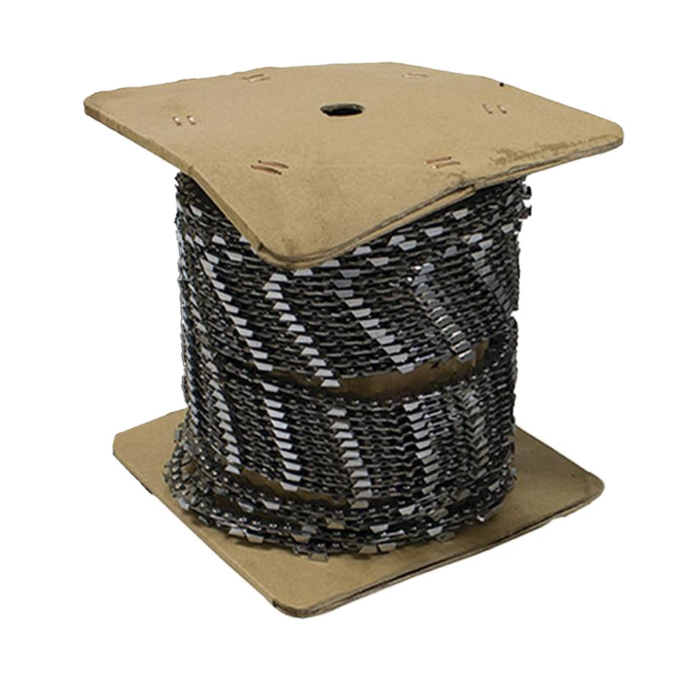 25-Foot Chainsaw Chain Reel Compatible with Echo CS-310 Poulan Craftsman DeWalt Ryobi EGO Milwaukee 3/8" LP .050" Semi-Chisel Reduced Kickback Replaces 91VG-025U 50RG25R 357D-25R