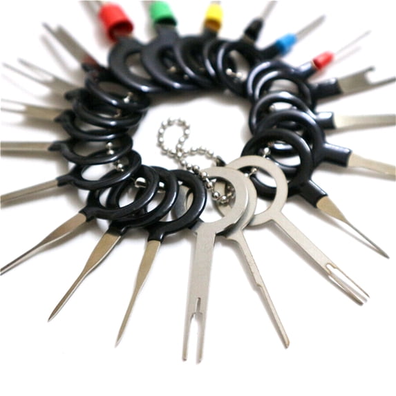 New 26PCS Steel Single & Dual Pin Car Wire Terminal Removal Tool Disassemble Wire Terminals Without Damage