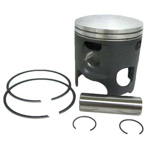 Yamaha YFZ350 Banshee 350 Forged Piston Kit 2mm Over Long Rod 66mm Compatible with 347cc 2-Cyl 2-Stroke 1987-2006 ~370cc Big Bore Replaces 2GU-11610-21-00