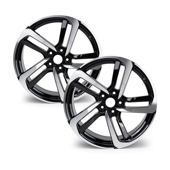 New 2Pcs Replacement Wheel Rim 19" Black Alloy Rim For 2018-2022 Honda Accord