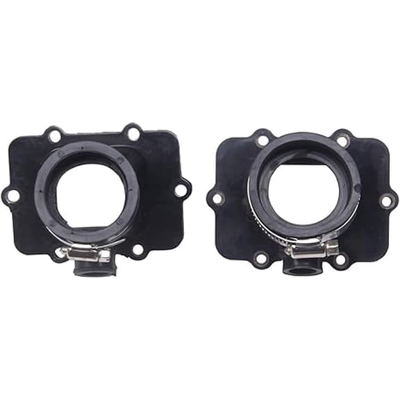 New 2pcs Intake Manifold Carburetor Boot for for Ski-Doo 600 500 2001-2004 Replace # 420867882,420867880