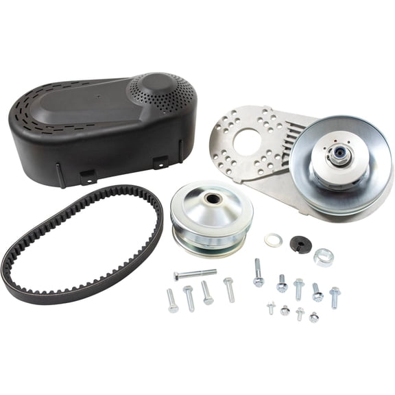 Torque Converter Kit Compatible with Hoffco Comet 218353A 219552A 219456A TAV2 Go Kart Mini Bike 3/4 In Bore 10 Tooth #40 #41 Chain 2-8HP Drive Driven Belt Jackshaft Replaces 218353A