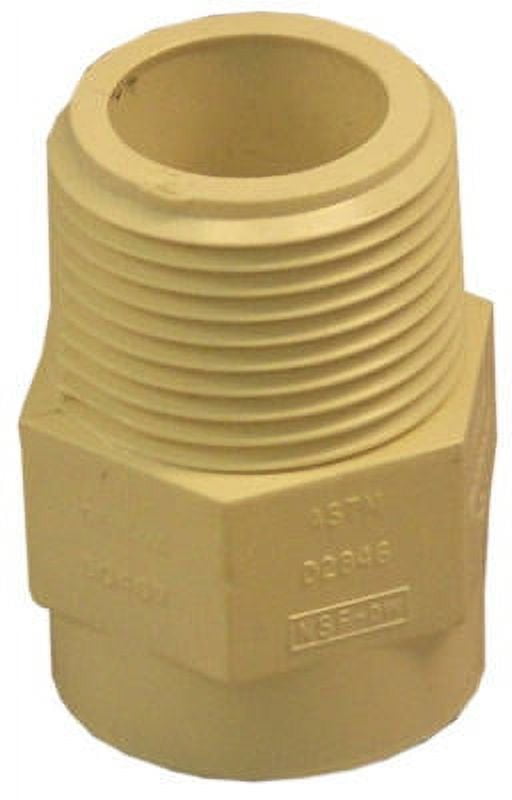 New 3/4" CPVC Male Pipe Thread Adapter For Cold Water Use Only