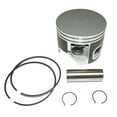 thumbnail image 1 of New Port Side Standard Bore Piston Kit with Rings Compatible with 1984-2006 Yamaha V6 2-Stroke 150HP-200HP Outboard Motor 3.544 90mm Bore 6G5-11642-00-93 6K7-11642-01-93 326764, 1 of 2