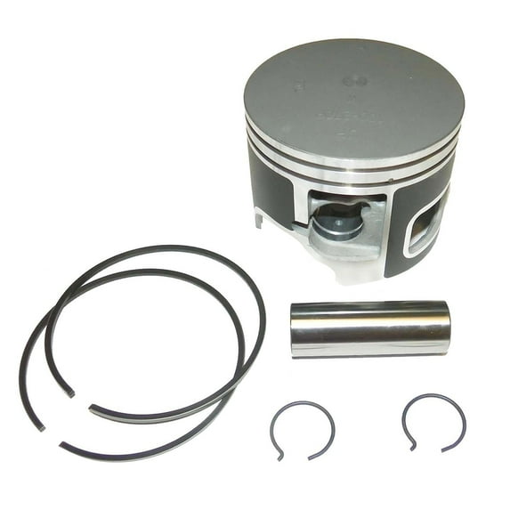 New Port Side Standard Bore Piston Kit with Rings Compatible with 1984-2006 Yamaha V6 2-Stroke 150HP-200HP Outboard Motor 3.544 90mm Bore 6G5-11642-00-93 6K7-11642-01-93 326764