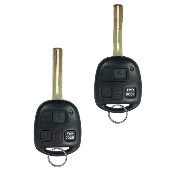 New 3 BUTTON REMOTE Key Fob For Lexus 2004 -2006 RX330 2007-2009 RX350 HYQ12BBT 315Mhz ID68 Chip (2 pack)
