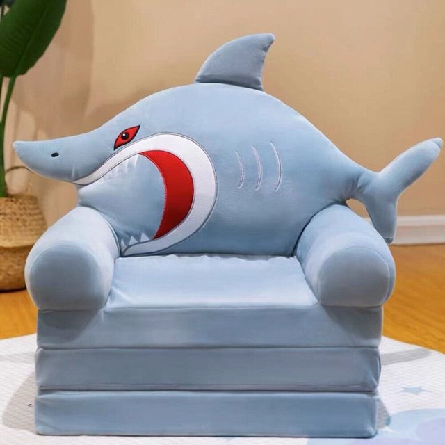 New 3 In 1 Kids Sofa Couch Fold Out Foldable Princess Toddler Chair Bed