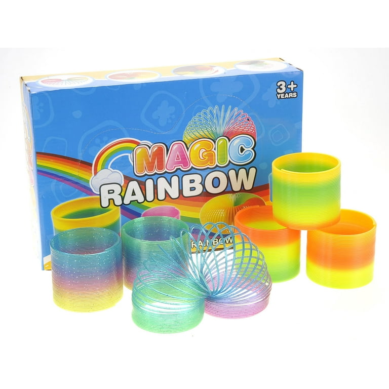 Rainbow springs toy top