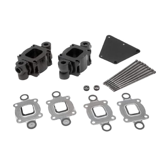 OEM Grade Dry Joint 3" Spacer Kit Compatible with MerCruiser V6 V8 4.3L 5.0L 5.7L 6.2L 7-Degree Risers Replaces 864929A3 864929A1 50370G Standard Cooling
