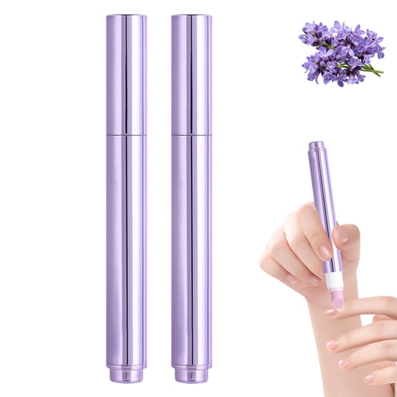 New 3-in-1 Cuticle Care Oil Pen - Ceramic Tip Cuticle Remover & Massager, Nail Care Pen with Nourishing Oil for Dry & Damaged Nails(2PCS)