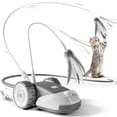 thumbnail image 1 of 3-in-1 Interactive Cat Toy - Automatic Moving Mouse Car with Feathers & Ribbons and Wiggly Silicone Mice Tail, Self-Play for Indoor Cats, 1 of 8