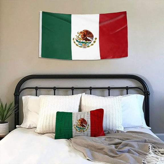New 3x5 Polyester MEXICO FLAG Mexican Country Outdoor Banner Grommets