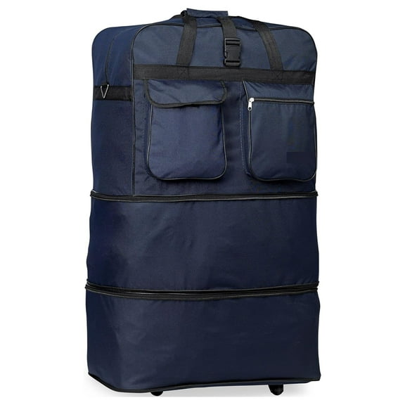 New 30'' Light-weight Expandable Wheeled Bag for Travel Holds 50 Lbs