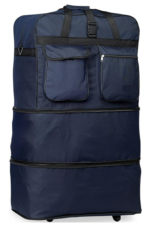 New 30'' Light-weight Expandable Wheeled Bag for Travel Holds 50 Lbs