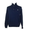 thumbnail image 1 of New  3038-2 Polo Ralph Lauren Navy Pullover Sweater 1XB/1TF Three Button Henley, $125, 1 of 2