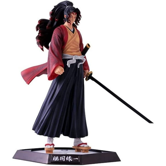 New, 30cm/11.9inch Demon Slaying Corps Puppets Character Statue PVC Collectible Decoration (Tsugikuni Yoriichi)