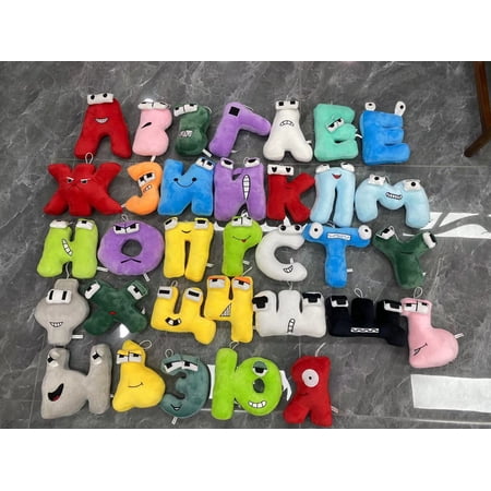 New 33 styles Alphabet Lore Russian Alphabet Lore Plush Toy Stuffed Animal Doll Educational Toys Christma Gift