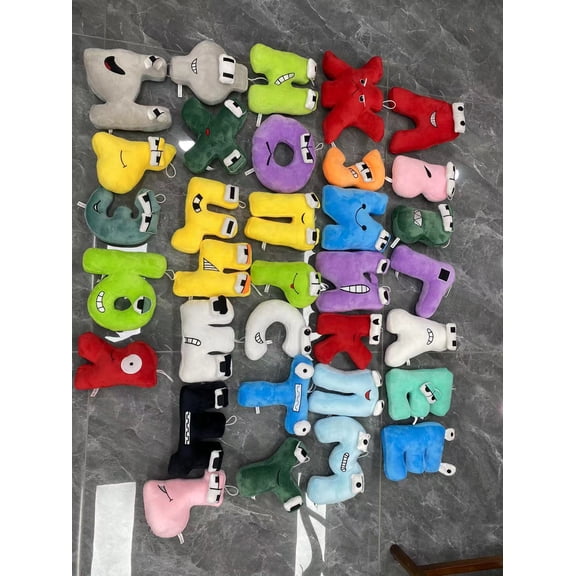 New 33 styles Alphabet Lore Russian Alphabet Lore Plush Toy Stuffed Animal Doll Educational Toys Christma Gift