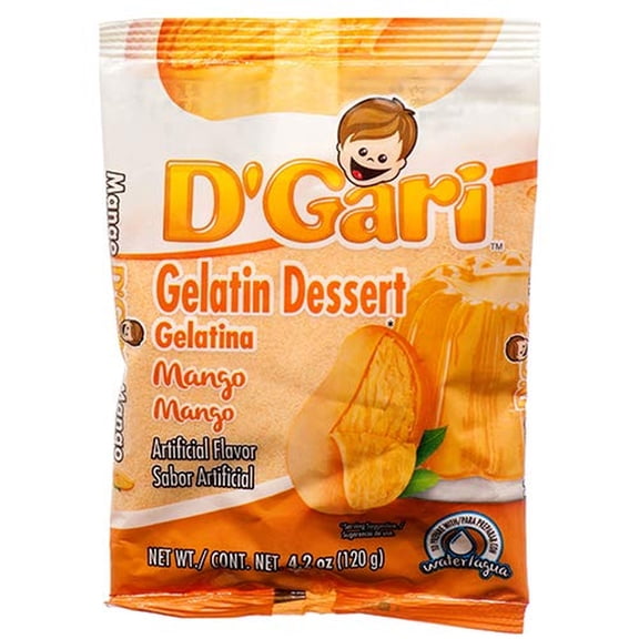 New 378161 Dgari Water Gelatin Mango 4.2Z (Pack of 4)